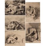 A GROUP OF 25 EROTIC HELIOGRAVURES BY MIHALY VON ZICHY (HUNGARIAN 1827-1906) FROM LIEBE PORTFOLIO