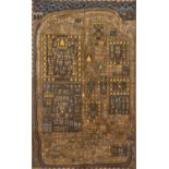 ANTIQUE JAIN PAINTING ON CLOTH, INDIA, PROBABLY 19TH CENTURY