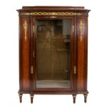 AN ORMOLU-MOUNTED PARQUETRY VITRINE, CIRCA 1910S