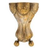 A CHINESE EXPORT ORMOLU BRONZE CHALICE, LATE 19TH CENTURY