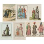 A GROUP OF SIX FRENCH PRINTS DEPICTING ARMENIAN PEOPLES, 18TH-19TH CENTURIES