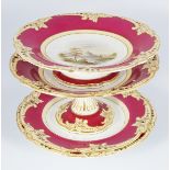 FOUR PIECE 19TH-CENTURY DESSERT SERVICE