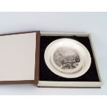 JAMES WYETH STERLING SILVER CASED PLAQUE