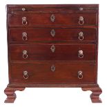 GEORGE III PERIOD MAHOGANY BACHELOR’S CHEST