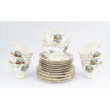 20 PIECE GLADSTONE CHINA TEA SET