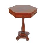 19TH-CENTURY MAHOGANY DRUM TABLE