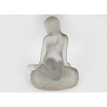 ART GLASS STUDY OF A FEMALE NUDE