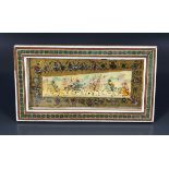 19TH-CENTURY PERSIAN PAINTING ON IVORY