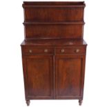 REGENCY PERIOD MAHOGANY BOOKCASE