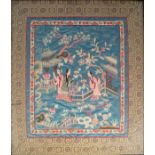 CHINESE QING PERIOD SILK EMBROIDERY