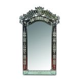 VENETIAN CUT GLASS PIER MIRROR