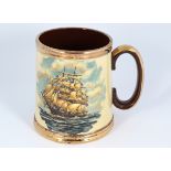 VICTORIAN MARINE THEMED LUSTRE MUG