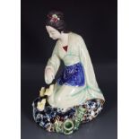 JAPANESE POLYCHROME FIGURE