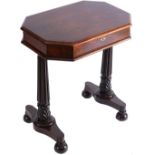 WILLIAM IV PERIOD MAHOGANY OCCASIONAL TABLE