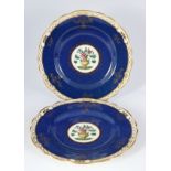 PAIR COPELAND CHINA PLATES