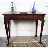 GEORGE II PERIOD RED WALNUT SIDE TABLE