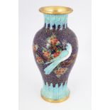 SMALL CHINESE CLOISONNE ENAMELLED VASE