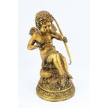 GILT BRONZE SCULPTURE