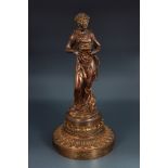 19TH-CENTURY FRENCH BRONZE FIGURE