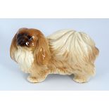 ART POTTERY FIGURE OF A PEKINGESE