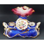 19TH-CENTURY FRENCH PORCELAIN PEN & INK STAND