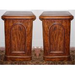 PAIR OF VICTORIAN MAHOGANY PEDESTALS