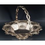 19TH-CENTURY SHEFFIELD SILVER PLATED CAKE BASKET