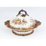 19TH-CENTURY CAREY IRONSTONE TUREEN & COVER