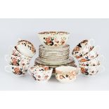 19TH-CENTURY 27 PIECE CHINA TEA SET