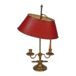 EDWARDIAN BRASS TABLE LAMP