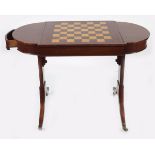 REGENCY MAHOGANY COMBINATION GAMES TABLE