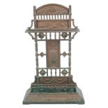 VICTORIAN CAST IRON STICK STAND