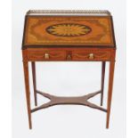 19TH-CENTURY MAHOGANY LADIES WRITING BUREAU