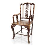 CHINESE QING HARDWOOD CEREMONIAL CHAIR