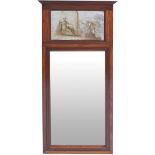 REGENCY PERIOD MAHOGANY PIER MIRROR, CIRCA 1810