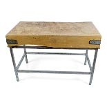 MID-CENTURY BUTCHERS BLOCK