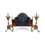 PAIR OF GEORGE III STYLE FIRE BASKETS