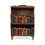 19TH-CENTURY PERIOD MAHOGANY WATERFALL BOOKCASE