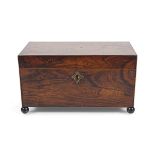 REGENCY ROSEWOOD TEA CADDY