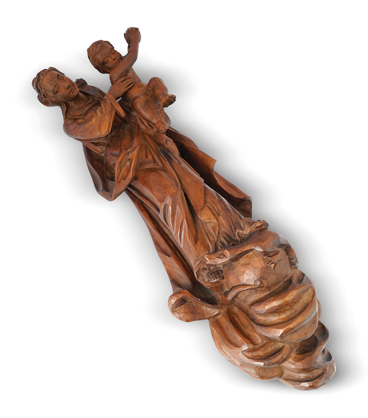 MADONNA AND CHILD BLACK FOREST CARVING