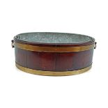 GEORGE III PERIOD MAHOGANY WINE COOLER