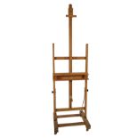 19TH-CENTURY ADJUSTABLE ARTIST'S EASEL