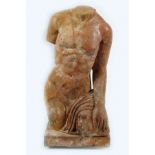 LARGE GREEK MARBLE TORSO