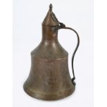 17TH-CENTURY BRONZE AND COPPER WINE EWER