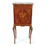 19TH-CENTURY FRENCH KINGWOOD SECRETAIRE ABATTANT