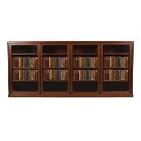 LARGE 19TH-CENTURY MAHOGANY DWARF BOOKCASE