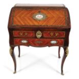 19TH CENTURY KINGWOOD AND SEVRES BUREAU