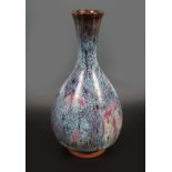 ANTIQUE CHINESE PEAR-SHAPED FLAMBÉ GLAZED VASE