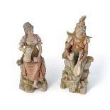 PAIR OF ROYAL DUX FIGURES