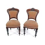 SET OF SIX 19TH-CENTURY MAHOGANY DINING CHAIRS